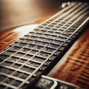 A professional musician playing a 12-string electric guitar on stage, demonstrating its rich sound.