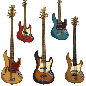 Six String Bass Guitar