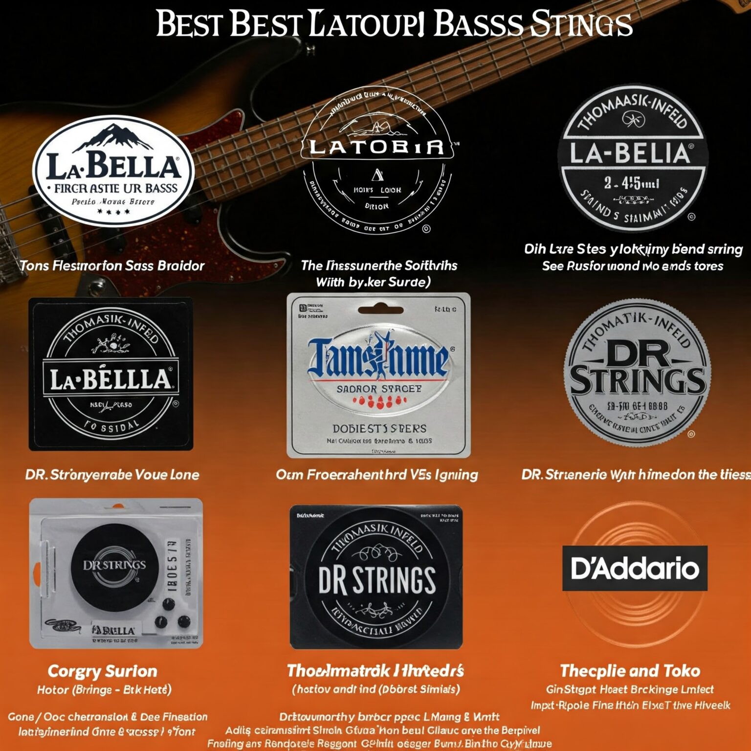10 Amazing Flatwound Bass Guitar Strings That Will Transform Your Sound ...