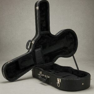 [Brand Name] acoustic bass guitar case designed for optimal instrument safety and transport.