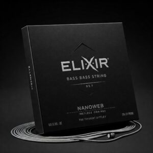 "Packaging for a set of elixir bass strings."