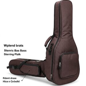 Easy portability of an acoustic bass guitar case with comfortable carrying options.