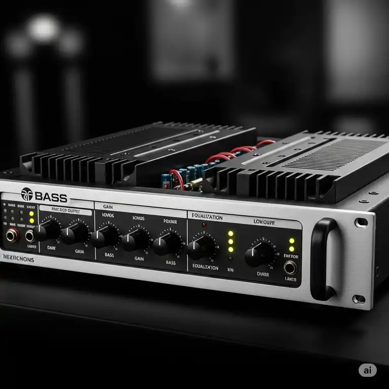 power bass amplifier for car audio systems, delivering deep, resonant bass.