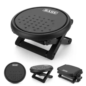 A lightweight and portable bass drum practice pad, ideal for drummers on the go or with limited space.