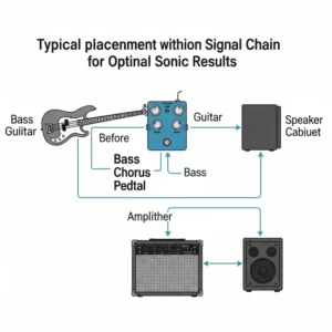 A collage of various bass chorus pedals from different brands like MXR, TC Electronic, and Aguilar, demonstrating the diversity in design and features.
