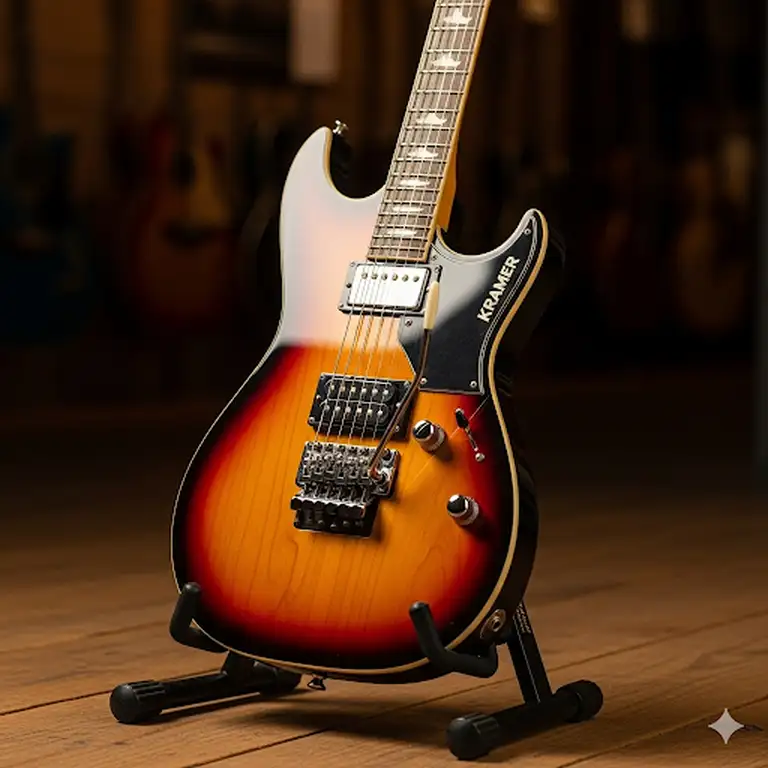 A red Italika scooter parked on a city street, showcasing its design and features. Kramer Guitar 1981 For Sale