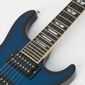 A purple Schecter C-1 FR featuring a Floyd Rose tremolo system, a key product in the schecter guitar research diamond series.