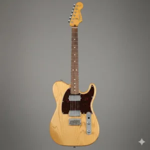 An example of a Fender Lead II guitar with a striking natural ash body finish, different from the standard solid colors.