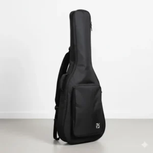 A slim and lightweight version of a soft guitar case designed for electric guitars.