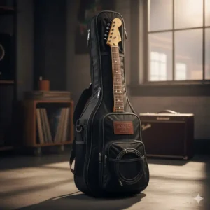 A durable padded gig bag designed to protect the best guitar accessories and your instrument.