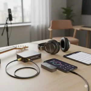 Digital practice gear and headphone amps among the best electric guitar accessories for modern musicians.