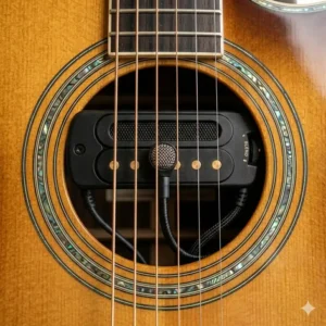 A dual-source best soundhole pickup featuring an internal microphone for natural resonance.