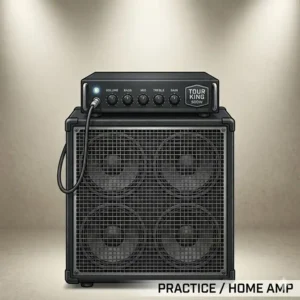 A small, compact top practice bass amp suitable for home use.